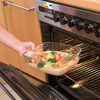 Relaxdays zapekacia misa s vekom, sklenená zapekacia misa, Náhľad obrázku produktu 3