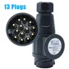 CCLIFE 12V Auto Anhänger Stecker 13 Polig,13 Poliger Produktbild-Vorschau 3