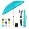 Sekey Sonnenschirm Rund Ø160cm Gartenschirm UV Schutz 50+ Produktbild-Vorschau 1