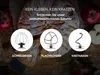 A marketing image for kitchen mixer attachments, featuring an apple pie in the background and three different attachments in circular frames. Produktbild-Vorschau