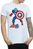 Marvel - "The First Avenger" T-Shirt für Herren BI5871 (L) Produktbild-Vorschau 3