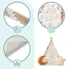 Tente tipi Mamabrum pour enfants avec tapis, coussins et Voir les images du produit 3