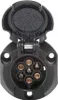 Steckdose 8-polig 12V 16A mit Deckel Produktbild-Vorschau 1
