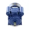 A blue electric motor is shown against a white background. Voir les images du produit