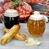 6x Football Biergläser 0,5L geeicht Pille-Relief 6 Personen Produktbild-Vorschau 3