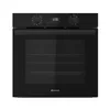 A front view of a black Bauknecht built-in oven against a white background. Produktbild-Vorschau