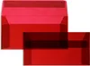 100 Briefumschläge Transparent-Intensivrot 110x220 mm (DIN Produktbild-Vorschau 3
