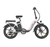A white electric bicycle is shown against a white background. Produktbild-Vorschau