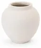 Vase décoratif Sahara fait main beige 27 x 17 cm Voir les images du produit 1