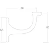 Intersteel Handlaufhalter flach Auflage Schraublöchern Produktbild-Vorschau 2