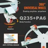 VEVOR wózek transportowy do beczek 250L płyta ze stali Podgląd zdjęcia produktu 5