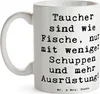 Mr. & Mrs. Panda Keramiktasse Spruch Tauchen Abenteuer - Produktbild-Vorschau 3