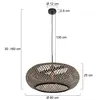 Steinhauer Pendelleuchte Maze 1-flammig Mattschwarz / Produktbild-Vorschau 7