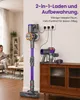 75000Pa Akku Hand Stielstaubsauger 600W/70mins Produktbild-Vorschau 12