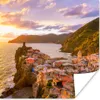 MuchoWow® Poster Sonnenuntergang in Cinque Terre 50x50 cm - Produktbild-Vorschau 1