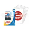 HERMA Hinweisetiketten Abstand rot/weiß Text/Pict.      Produktbild-Vorschau 1