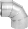 Bogen 90° starr Edelstahl Schornstein Ø 100 mm einwandig Produktbild-Vorschau 1