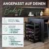 Novaliv Weinregal für 72 Flaschen | Flaschenregal schwarz | Produktbild-Vorschau 4