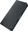 A black wallet case for a smartphone is shown from a diagonal angle against a white background. Náhled obrázku produktu