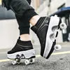 Rollschuhe Schuhe mit einziehbaren Rollen Größe 37 – Produktbild-Vorschau 5