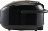 Side view of a black rice cooker on a white background. Produktbild-Vorschau