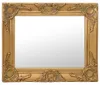 vidaXL Nástěnné zrcadlo v barokním stylu 50x40 cm zlaté Náhled obrázku produktu 6