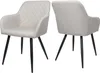 ALBATROS Esszimmerstühle 2er Set SILA, Beige - Modern und Produktbild-Vorschau 5