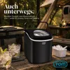 Eiswürfelmaschine Eiswürfelbereiter Schwarz 1,3 Liter mit Produktbild-Vorschau 10