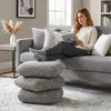 Dohome, sedacia podložka z boucle, otočná o 360°, moderný Náhľad obrázku produktu 2