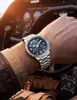 A man's wrist wearing a watch inside an airplane cockpit. Podgląd zdjęcia produktu