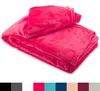 Fleece Kuscheldecke 270x230 cm Flauschiges Polyester Pink Produktbild-Vorschau 1