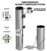 osoltus Bodenhülse Edelstahl Sonnenschirm Wäschespinne Ø Produktbild-Vorschau 5