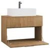 Skříňka pod umyvadlo s deskou LUPO LP7 dub artisan Náhled obrázku produktu 2