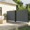 vidaXL Tenda laterale estensibile antracite 160x1200 cm Anteprima dell’immagine prodotto 2