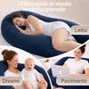 Cuscino per chi dorme sul fianco ELONEO con fodera, cuscino Anteprima dell’immagine prodotto 4