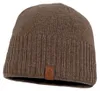 Balke Unisex Strickmütze Vollfleecefutter in braun