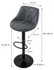 ML-Design 2er Set Barhocker Tresenhocker  360° drehbar, Produktbild-Vorschau 7