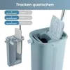 EasyGleam Wischmopp und Putzeimer Set mit doppeltem Produktbild-Vorschau 12