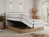 A king-size bed with storage is shown in a bedroom setting. Produktbild-Vorschau
