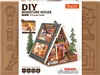 Puzzle en bois 3D Rolife DIY « Cabane à toit en A » Voir les images du produit 2