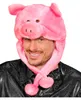 Pinke Schweine Mütze für Fasching & Karneval Produktbild-Vorschau 2