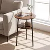 COSTWAY, table basse ronde, diamètre 39 cm, table d'appoint Voir les images du produit 2