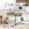 Table d'ordinateur portable Table de bureau avec roulettes Voir les images du produit 3