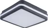 A square LED ceiling light with a dark gray frame and a white diffuser. Náhľad obrázku produktu