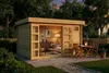 Gartenhaus Leandro-28 mit Fußboden aus Holz, Gerätehaus Produktbild-Vorschau 3