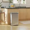 HOMCOM Vuilnisbak met sensor, 60 liter, roestvrij staal, Productafbeelding-voorbeeld 2