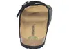 The image shows the sole of a black sandal. Produktbild-Vorschau
