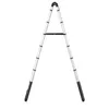 WORHAN® 5m TELESKOPLEITER 2 in 1 ANLEGELEITER KLAPPLEITER Produktbild-Vorschau 5