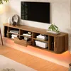 Mobile sospesa per TV Merax con illuminazione LED, pensile Anteprima dell’immagine prodotto 5