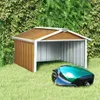 Garage pour tondeuse à gazon 92x97x63 cm Acier galvanisé Voir les images du produit 1